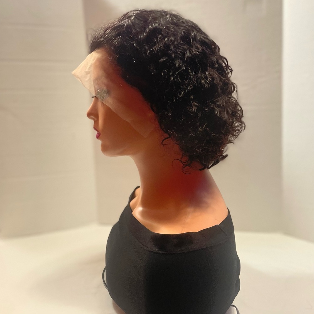 Deep Curly Lace Frontal Human Hair Wig